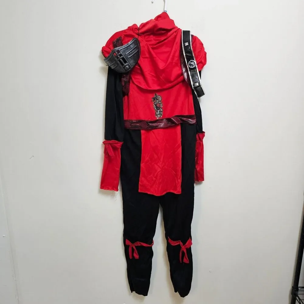 Spirit Red Viper Ninja Size 7-8 Medium Halloween Costume‎